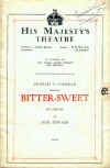 Playbill for Bittersweet (13934 bytes)